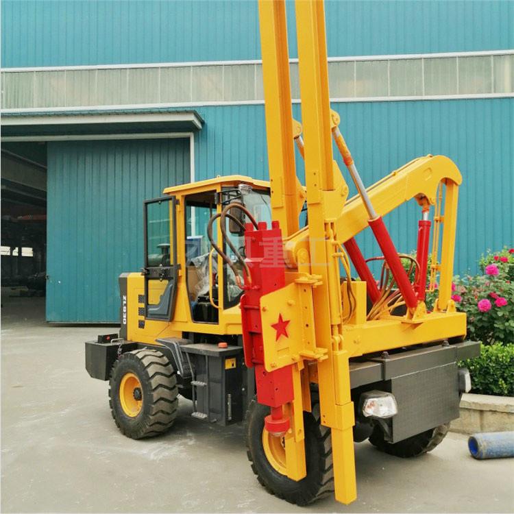 供應(yīng)馬路護(hù)欄打樁機(jī)，波形護(hù)欄鉆孔機(jī)